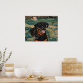 Rottweiler 2 poster (Keuken)