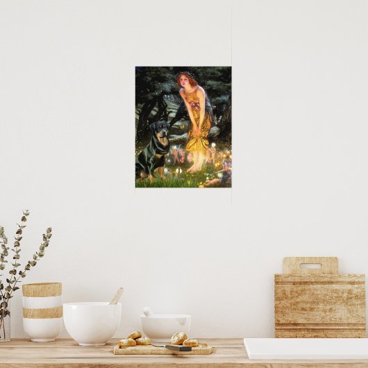 Rottweiler (#3) - Middeleeuwen Poster (Keuken)