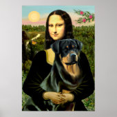 Rottweiler (#3) - Mona Lisa Poster (Voorkant)