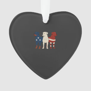 Rottweiler 4 juli Hondenliefhebber Mannen USA Vlag Ornament