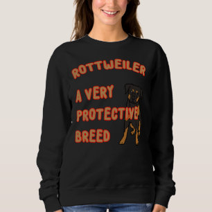 Rottweiler A zeer beschermende Breedte A Pet Owner Trui