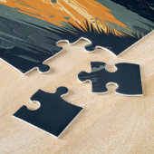 Rottweiler aan het strand legpuzzel (Zijkant)