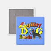 Rottweiler Agility Cadeaus Magneet (Voorkant / Achterkant)
