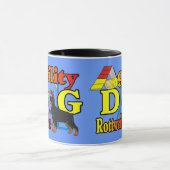 Rottweiler Agility-cadeaus Mok (Midden)
