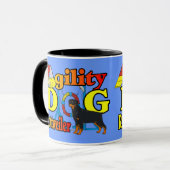 Rottweiler Agility-cadeaus Mok (Voorkant links)