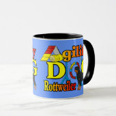 Rottweiler Agility-cadeaus Mok (Voorkant rechts)