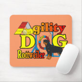 Rottweiler Agility-cadeaus Muismat (Met muis)