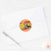 Rottweiler Agility-cadeaus Ronde Sticker (Envelop)