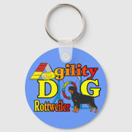 Rottweiler Agility Cadeaus Sleutelhanger