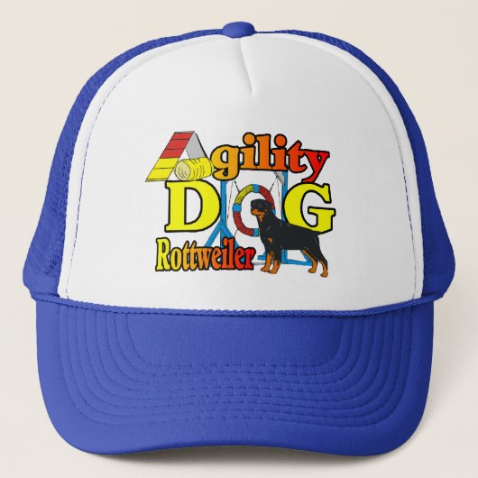 Rottweiler Agility-cadeaus Trucker Pet (Voorkant)