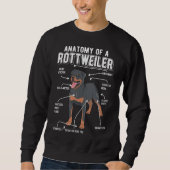 Rottweiler Anatomy Funny Dog Trui (Voorkant)