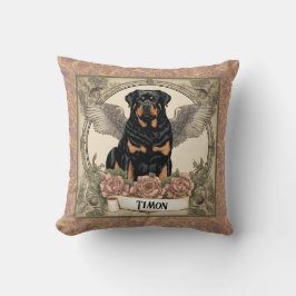 Rottweiler Angel Art Tribute Kussen