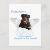 Rottweiler Angel Briefkaart (Voorkant)