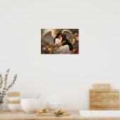 Rottweiler Angel Dog Art Poster (Keuken)