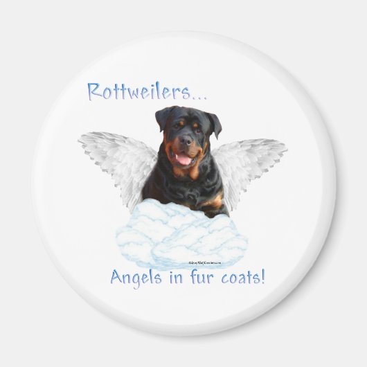 Rottweiler Angel - Magneet (Voorkant)
