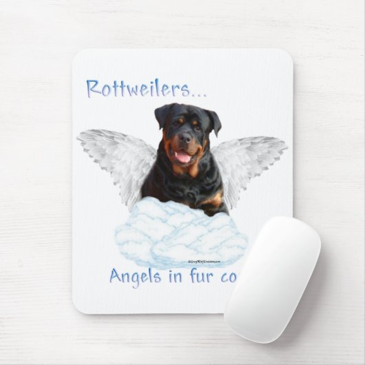 Rottweiler Angel Muismat (Met muis)