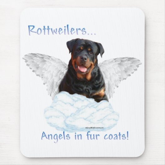 Rottweiler Angel Muismat (Voorkant)