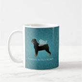 Rottweiler Angel - Pet Memorial Design Koffiemok (Links)