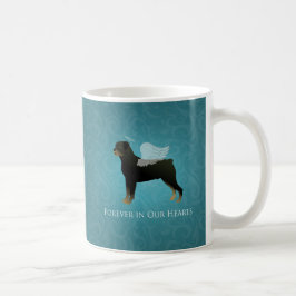 Rottweiler Angel - Pet Memorial Design Koffiemok