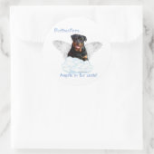 Rottweiler Angel Sticker (Tas)
