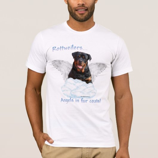 Rottweiler Angel T-shirt (Voorkant)