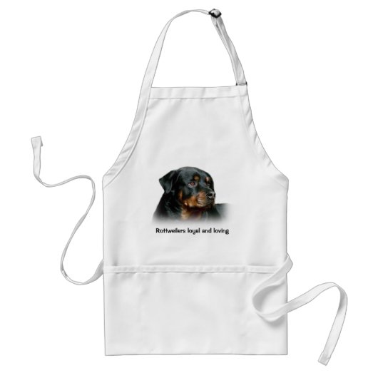 Rottweiler Apron Standaard Schort (Voorkant)