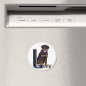 Rottweiler Art-cadeaus Magneet (Insitu (Vaatwasser))