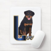Rottweiler Art-cadeaus Muismat (Met muis)