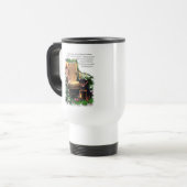 Rottweiler Art-cadeaus Reisbeker (Voorkant links)