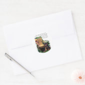 Rottweiler Art-cadeaus Ronde Sticker (Envelop)