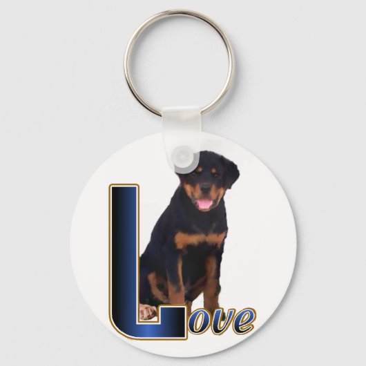 Rottweiler Art-cadeaus Sleutelhanger (Voorkant)
