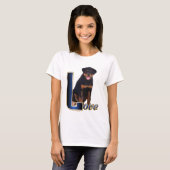 Rottweiler Art-cadeaus T-shirt (Voorkant volledig)