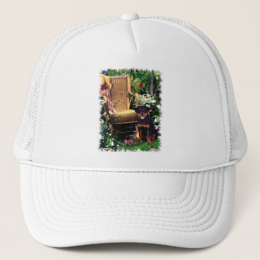 Rottweiler Art-cadeaus Trucker Pet (Voorkant)