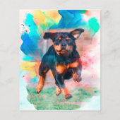 Rottweiler Art | Gift for St. Patrick's Day (Achterkant)