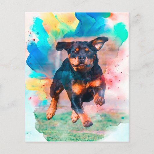 Rottweiler Art | Gift for St. Patrick's Day (Voorkant)