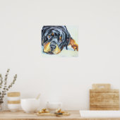 Rottweiler Art Print (Keuken)
