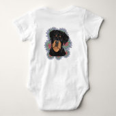 Rottweiler-baby Romper (Achterkant)