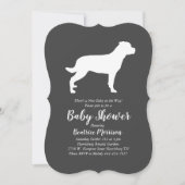 Rottweiler Baby shower Genderneutrale rottie Kaart (Voorkant)