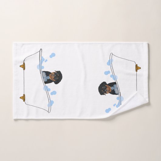 Rottweiler  bad handdoek (Handdoek)