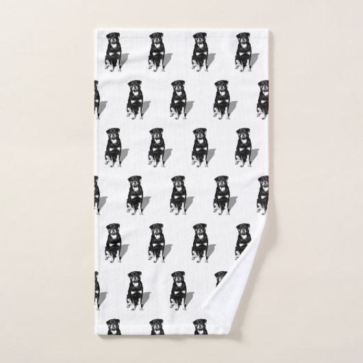 Rottweiler Bad Handdoek (Handdoek)