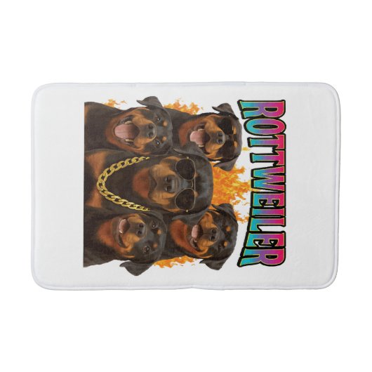 Rottweiler badmat (Voorkant)