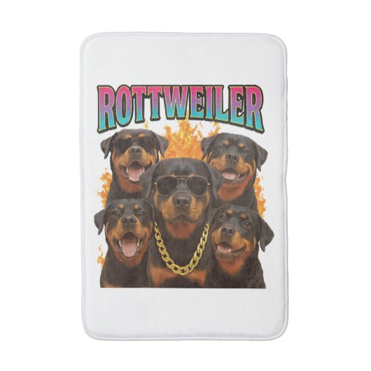 Rottweiler badmat (Voorkant Verticaal)