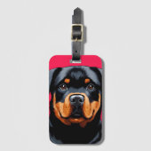 Rottweiler Bagagelabel (Voorkant (verticaal))