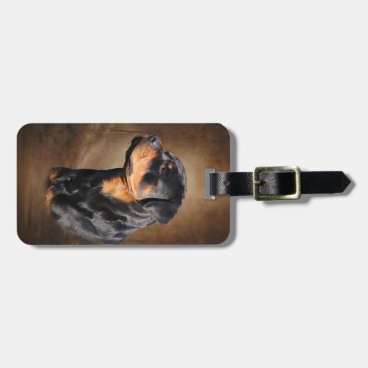 Rottweiler Bagagelabel (Voorkant horizontaal)