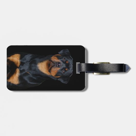 Rottweiler   bagagelabel (Achterkant horizontaal)