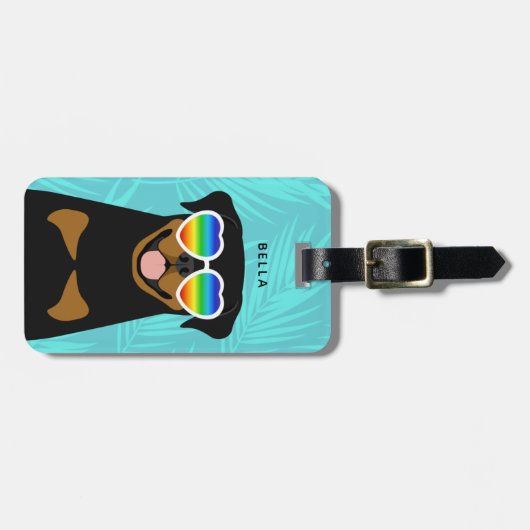 Rottweiler-Bagagelabels Bagagelabel (Voorkant horizontaal)