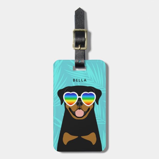 Rottweiler-Bagagelabels Bagagelabel (Voorkant verticaal)