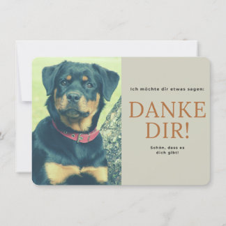 Rottweiler Bedankkaart