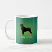 Rottweiler bedankt design koffiemok (Links)