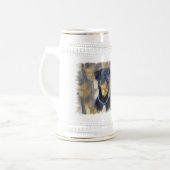 Rottweiler Beer Stein Bierpul (Voorkant links)